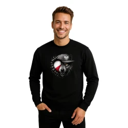 Miesten musta pusero Puola susi