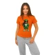 Moteriški oranžiniai marškinėliai Meškutė PK4023