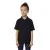 Dziecięca czarna koszulka polo unisex Enjoy