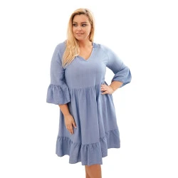 Moteriška mėlyna suknelė Wel