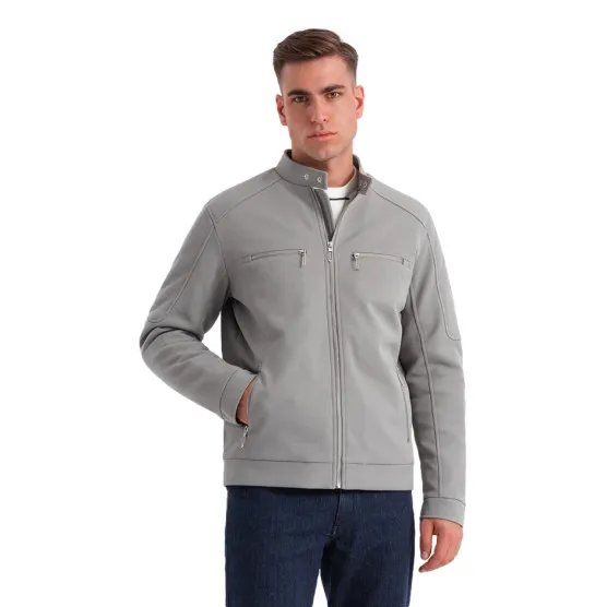 Men's grey jacket Talin V3 OM-JALP-0157