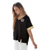 Women's oversized black shirt Shine RY2912