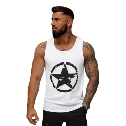 Vyriški balti berankoviai marškinėliai West