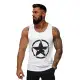 Vyriški balti berankoviai marškinėliai West