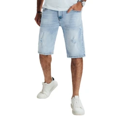 Vyriški mėlyni džinsiniai šortai Unmi