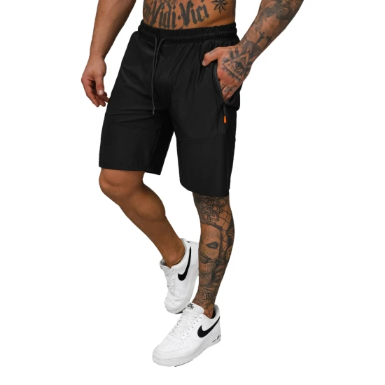 Vyriški juodi sportiniai šortai Keller JS/12K1802/3