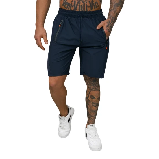 Vyriški tamsiai mėlyni sportiniai šortai Angus JS/12K1803/25