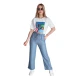 Moteriškos mėlynos spalvos laisvalaikio kelnės Fiona