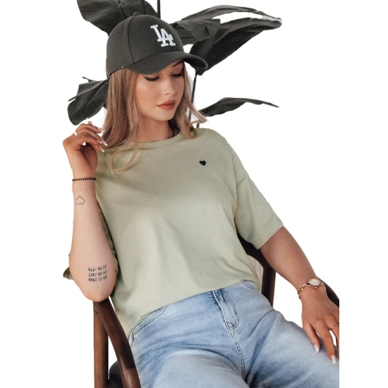 Moteriški šviesiai žalios splavos marškinėliai Mila Marškinėliai