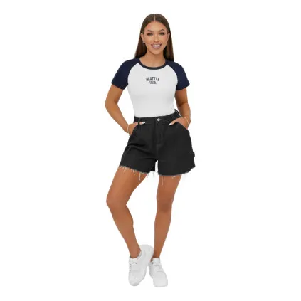 Women's grey/dark blue shirt Seattle USA JS/R61627