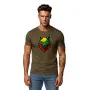 Men's khaki shirt Wolf