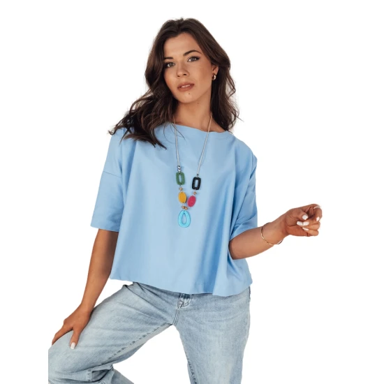 Moteriška šviesiai mėlyna palaidinė Buls Palaidinės ir marškiniai