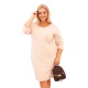Moteriška šviesiai rusva suknelė Lena
