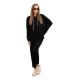 Moteriškas juodas laisvalaikio komplektas Nela Moteriški komplektai
