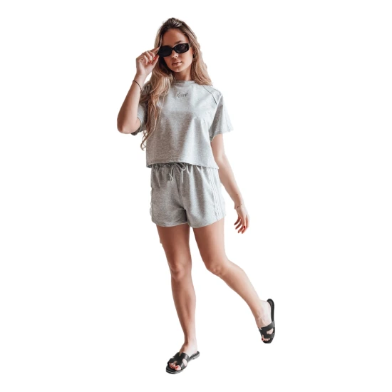 Moteriškas pilkas komplektas Sport Moteriški komplektai