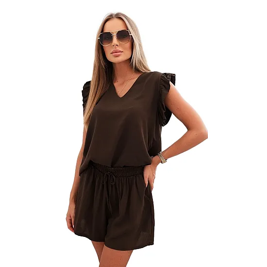 Women's dark brown set Adelain Women's suits