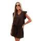 Women's dark brown set Adelain Women's suits