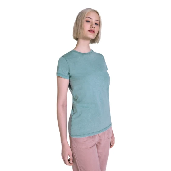 Moteriški žalios spalvos marškinėliai FIYI Marškinėliai | Polo