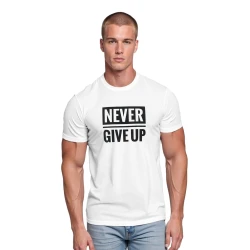 Vyriški balti marškinėliai Stay strong