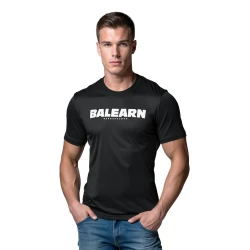 Vyriški juodi marškinėliai Balearn