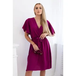 Moteriška tamsiai violetinė suknelė Orbit