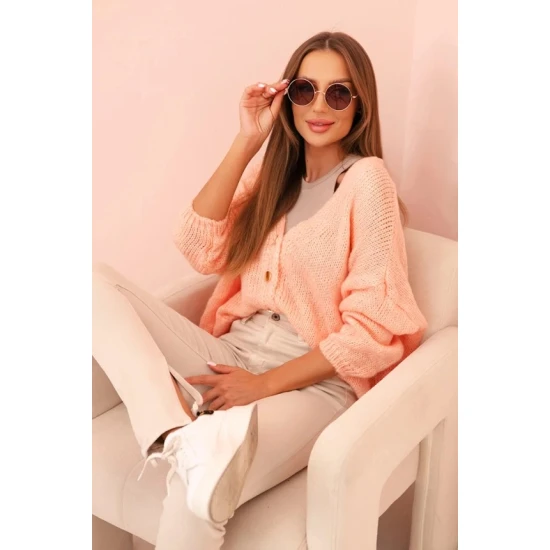 Moteriškas rausvas megztinis Karil Moteriški megztiniai