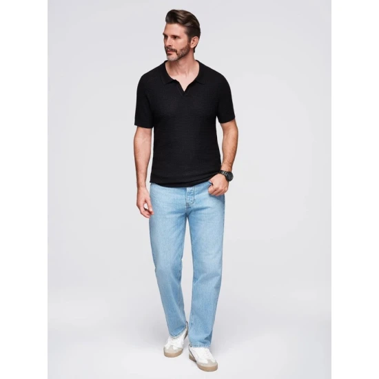 Vyriški juodi polo marškinėliai Austen POLO marškinėliai