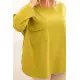 Moteriška garstyčių spalvos palaidinė Margo PLIUS dydis moterims