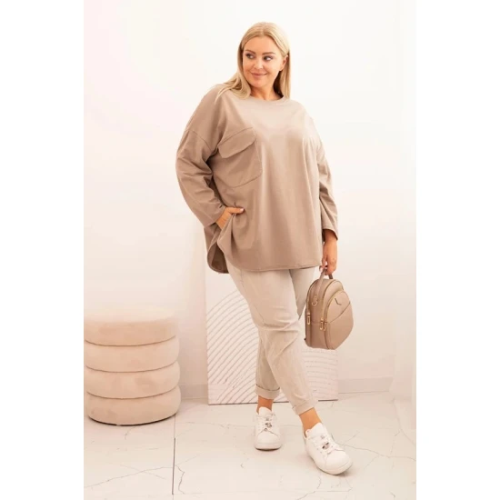 Moteriška rusva palaidinė Margo PLIUS dydis moterims