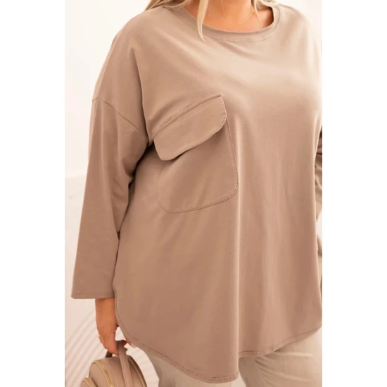 Moteriška rusva palaidinė Margo PLIUS dydis moterims