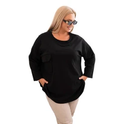 Moteriška juoda palaidinė Margo