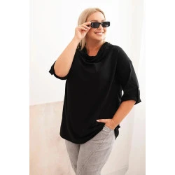 Moteriška juoda palaidinė Tera