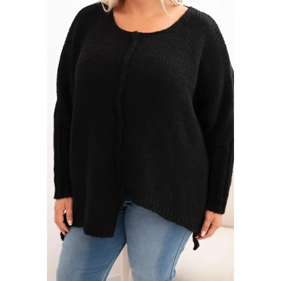 Moteriškas juodas megztinis Lori Moteriški megztiniai