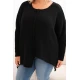 Moteriškas juodas megztinis Lori Moteriški megztiniai