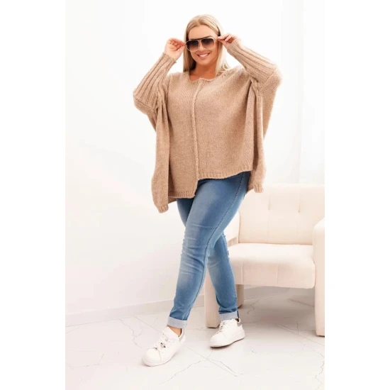 Moteriškas rusvas megztinis Lori Moteriški megztiniai