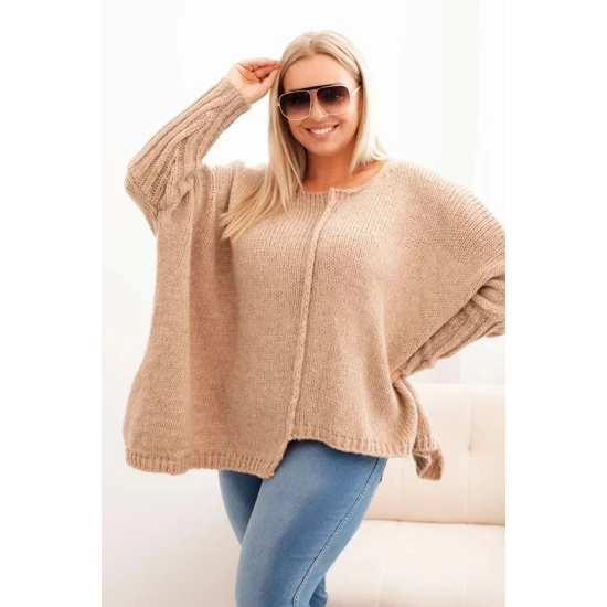 Moteriškas rusvas megztinis Lori Moteriški megztiniai