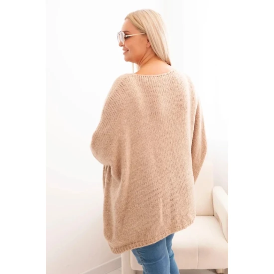 Moteriškas rusvas megztinis Lori Moteriški megztiniai