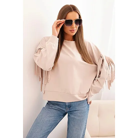 Women's light brown jumper Melinda Hoodless jumpers