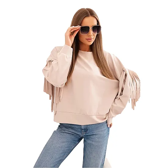 Women's light brown jumper Melinda Hoodless jumpers
