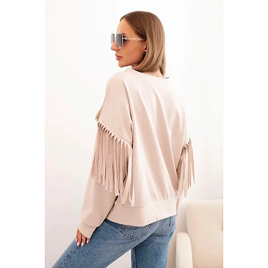 Women's light brown jumper Melinda Hoodless jumpers