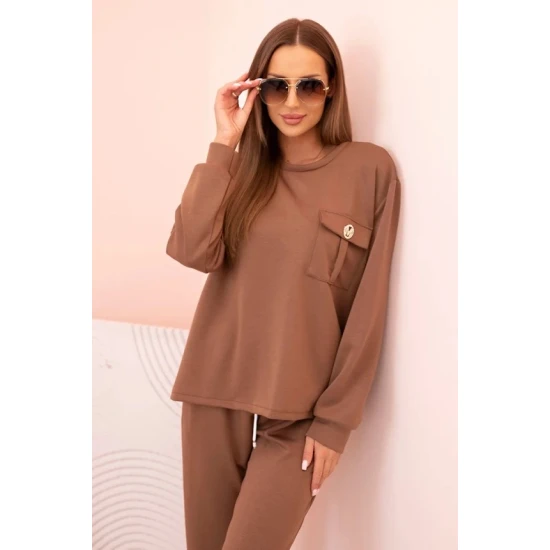 Moteriškas rudas komplektas Naomi Moteriški komplektai