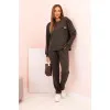 Women's khaki set Naomi Sports suits