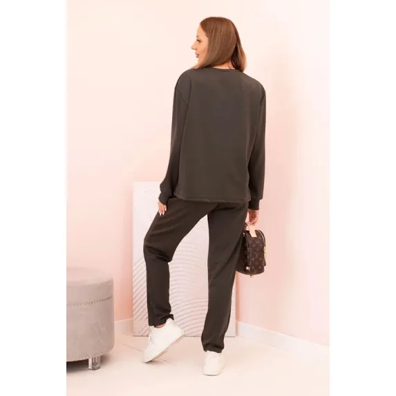 Women's khaki set Naomi Sports suits