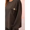Women's khaki set Naomi Sports suits