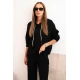 Moteriškas juodas laisvalaikio komplektas Nela Moteriški komplektai