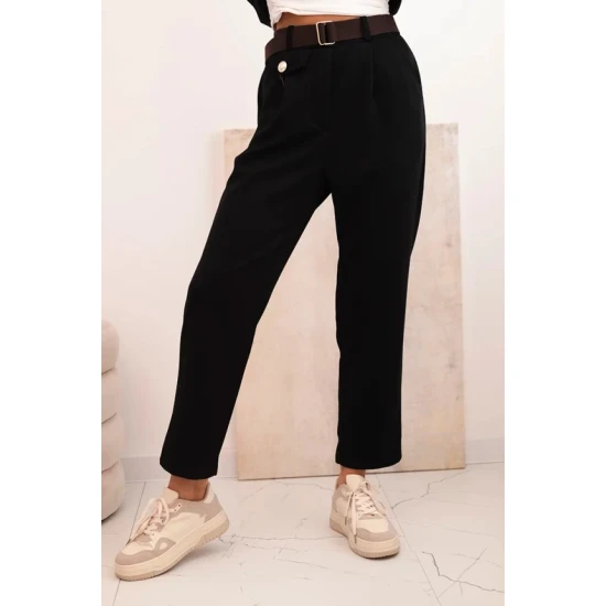 Moteriškas juodas laisvalaikio komplektas Nela Moteriški komplektai