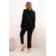 Moteriškas juodas laisvalaikio komplektas Nela Moteriški komplektai