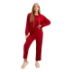 Moteriškas raudonas laisvalaikio komplektas Nela