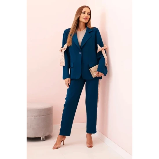 Moteriškas mėlynas komplektas Rene Moteriški komplektai