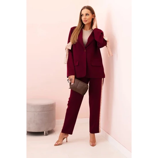 Moteriškas bordo komplektas Rene Moteriški komplektai